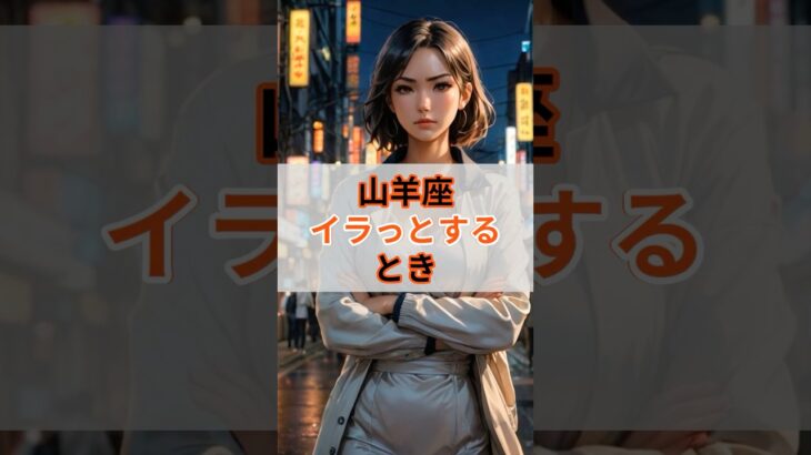 ♑やぎ座がイラッとするとき #shorts #山羊座 #やぎ座 #星座あるある