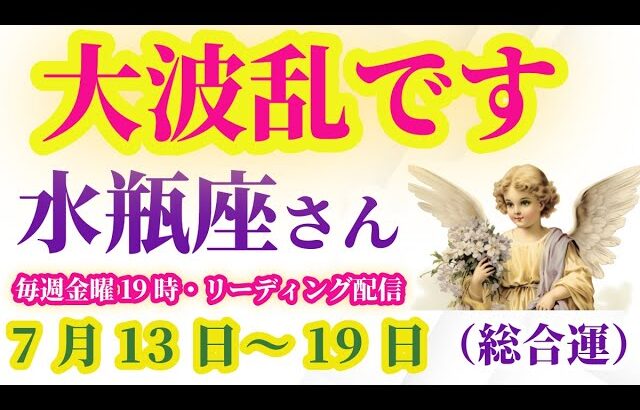 【水瓶座の総合運】2025年7月13日から19日までのみずがめ座の総合運。#水瓶座 #みずがめ座