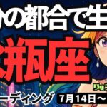 【水瓶座】♒️2025年7月14日の週♒️自分の都合で生きる時。どんどんチャンスが舞い込んで来るから。みずがめ座。タロットリーディング