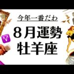 さすが牡羊座(笑)８月とんでもない。今年一番エネルギッシュでやばい運気をインストールするぞ～2025年8月運勢♈仕事恋愛不安解消評価や印象【個人鑑定級タロットヒーリング】