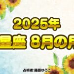【12星座】2025年8月の月運