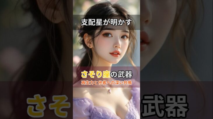 ♏さそり座の武器 #shorts #占い #星座占い #蠍座