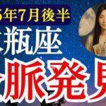 【水瓶座】2025年7月後半 みずがめ座の運勢　『金脈発見！』【タロット×占星術】