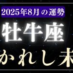 【牡牛座】2025年8月おうし座の運勢「導かれし未来」