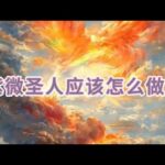 紫微圣人现在应该做的