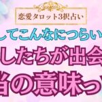 【恋愛タロット3択占い】お相手さまのこと諦める前に観てください_わたしたちが出会った本当の意味って？_バランガン_いち木しま馬