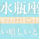 【みずがめ座】1週間の運勢（2025年7月7日〜7月13日）♒️ここに到達した喜び、こんなに明るい夜明けってない