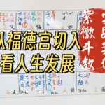 紫微斗数｜斗数人生｜实战案例｜从福德宫切入看人生发展