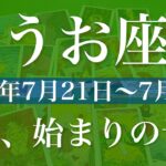 【うお座】1週間の運勢（2025年7月21日〜7月27日）♓️ 真新しい風が吹くかも！希望がどんどん見えてくる！旅立ち、見送る、スタートのとき
