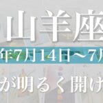 【やぎ座】1週間の運勢(2025年7月14日〜7月20日)♑️ もう出口！一気に動き出す、困難の終わり、びっくりするくらいの立て直しが起こるかも