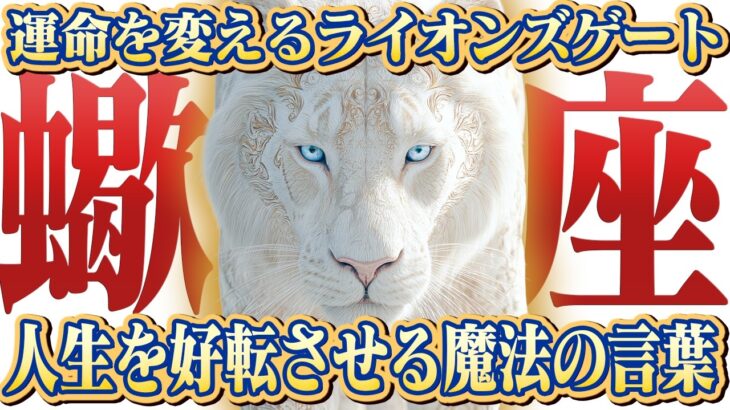 【蠍座】2025年ライオンズゲート成功体験があなたを次のステージへ導く！  人生を好転させる魔法の言葉【特別リーディング】