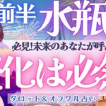 【水瓶座】この変化は必然!!! 未来のあなたが呼んだ奇跡!! 全体運、見逃し注意👀！【仕事運/対人運/家庭運/恋愛運/全体運】 8月運勢  タロット占い
