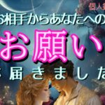 【緊急】お相手からあなたへお願いが届きました💓恋愛タロット占い