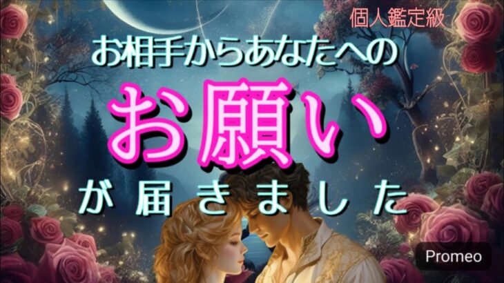 【緊急】お相手からあなたへお願いが届きました💓恋愛タロット占い