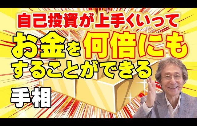 【手相占い】自己投資が上手くいって、お金を何倍にもすることができる手相が分かりました【ニシタニショーVol.239】