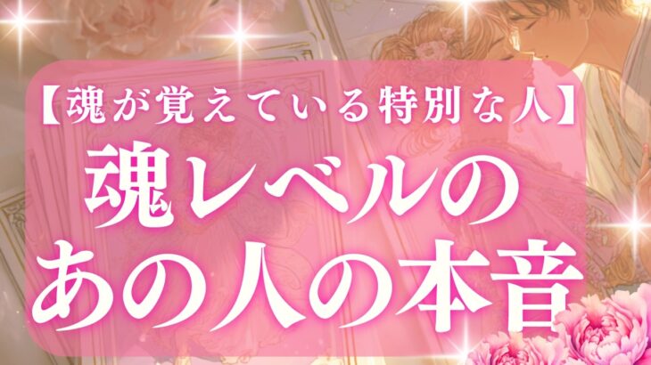 💫【恋愛】【魂が覚えている特別な人】隠しきれない魂レベルの本音をすべて暴きます【当たるタロット占い】