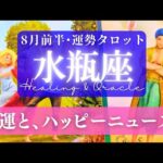 【水瓶座】8月前半／望む状況が手に入る！生まれ変わったみたいに事が運ぶ！🌈🕊✨【タロット】【運勢】【占い】【みずがめ座】