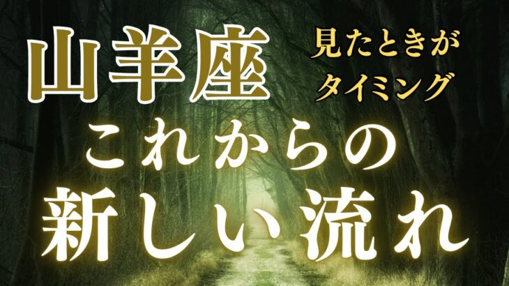 山羊座♑️（3択）あなたに訪れる次のステージ✨✨✨