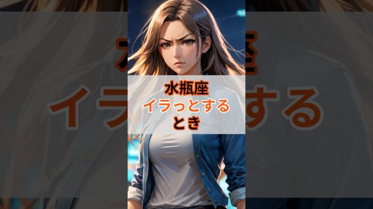 ♒みずがめ座がイラッとするとき #shorts #水瓶座 #みずがめ座 #星座あるある