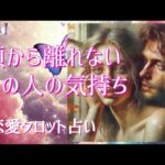 頭から離れないあの人の気持ち🩷恋愛タロット占い