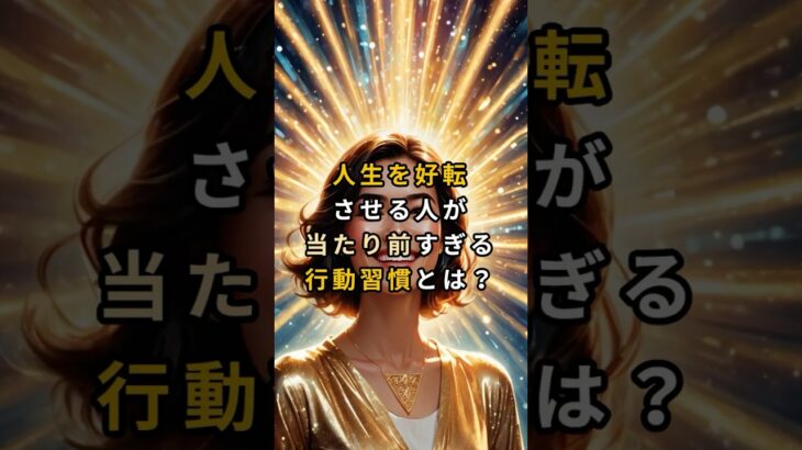 人生を好転させる人がしている「当たり前すぎる」行動習慣とは？