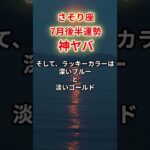 【蠍座】2025年7月後半「さそり座の運勢」#蠍座#さそり座#蠍座の運勢