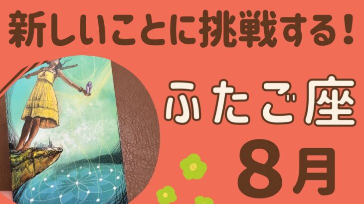 【双子座】2025年8月♊️新しいことにチャレンジする‼️自分らしい生き方にシフトチェンジ❗️身軽になる✨