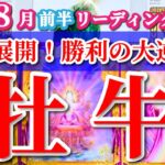 牡牛座 【 おうし座 ♉ 】( 2025年 8月 前半) 神展開、新章突入！奇跡の勝利が動き出す✨🔑 牡牛座 2025 タロット占い