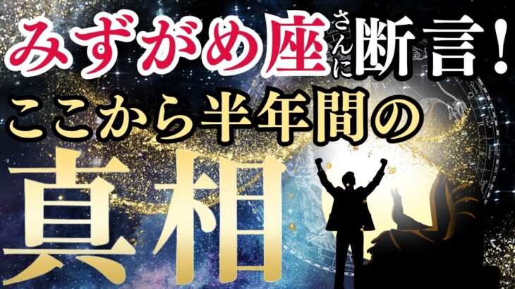 【2025年下半期みずがめ座の運勢】2年間の孤独な闘いを終え才能が世界に認められる飛躍の時へ