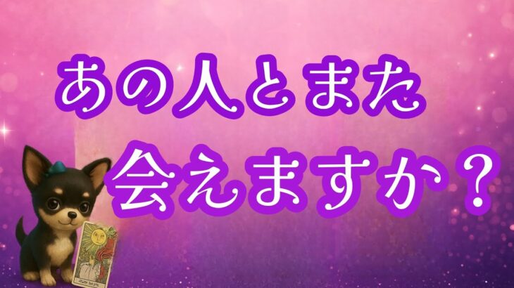 【辛口注意🚨救済アリ🚑💨】会える？会いたい？会えるならいつ？🥺💓🥺