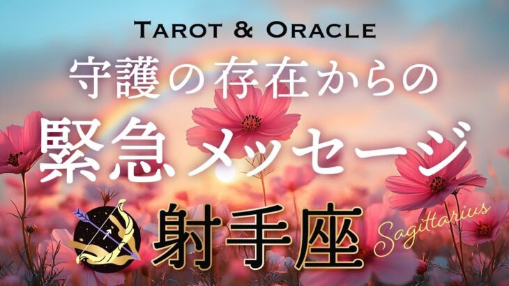 【射手座♐️Sagittarius】あなたを見護る存在から緊急です💌積み重ねた先にある最高の未来へ。タロット＆オラクル／tarot＆Oracle card reading