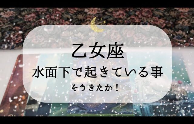 【乙女座】【準備完了】水面下ではすごいことになってます😮