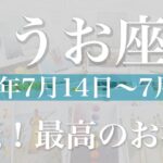 【うお座】1週間の運勢（2025年7月14日〜7月20日）♓️ もう別世界！願いが叶う！満足を存分に味わうとき