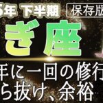 【2025 やぎ座】2025年下半期山羊座の運勢　249年に一回の修行終了！嵐が抜け、余裕