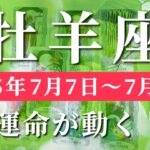 牡羊座 【 おひつじ座 ♈ 】週間リーディング( 2025年 7月7日の週) 奇跡の大転機！神展開で視野拡大のとき✨🔑 牡羊座 タロット占い