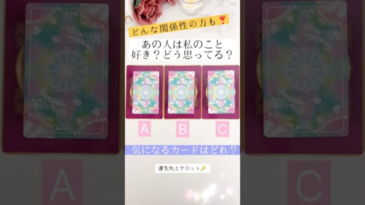 タロット占い🌸たまたま見たあなた様へ💌【本音】を深掘り鑑定❣️#占い #恋愛 #タロット占い #ルノルマンカード #タロット #shorts #恋愛運 #オラクルカード