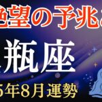 【水瓶座】2025年8月のみずがめ座の運勢～絶望の予兆あり〜