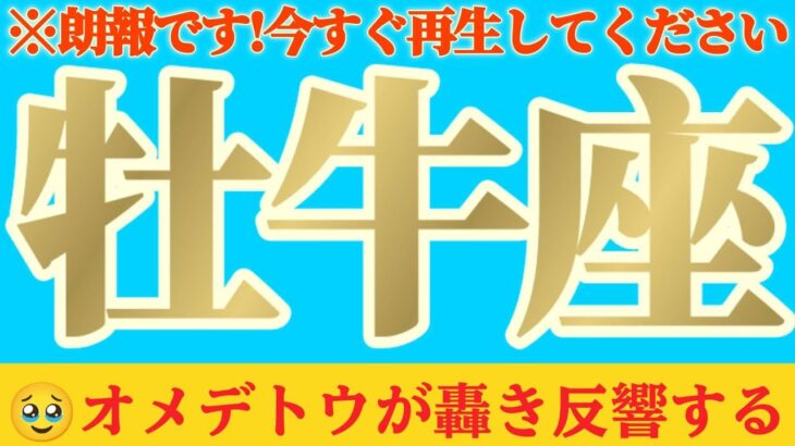 【牡牛座♉️8月後半】おめでとう…おめでとう…おめでとう…が、鳴り響き拡散する　✡️キャラ別鑑定付き✡️　#タロット占い