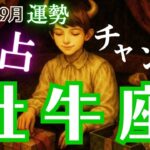 【牡牛座】2025年9月運勢🔮今こそ主導権を握れ🤛🏻周りが止まってる今が大チャンス🤡【タロット占い】