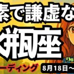 【水瓶座】♒️2025年8月18日の週♒️質素で謙虚な私だから、人から羨まれもしない。でも大きな幸せをつかむ私。みずがめ座。タロットリーディング