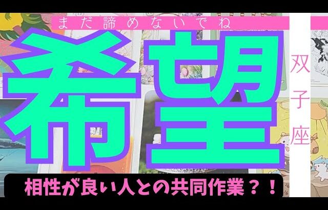 【双子座】まだ希望はありますか？🌠諦めなくてもいい？▼タロットカード&オラクルカード&ルノルマンカード占い