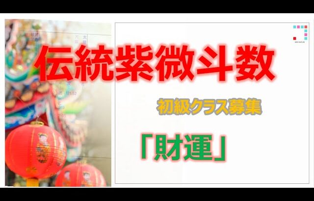 紫微斗数・財運