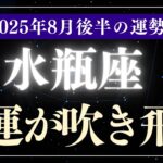 【水瓶座】2025年8月後半みずがめ座の運勢「悪運が吹き飛ぶ」