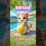 8月14日😺めざまし占い⏰#血液型占い#今日の運勢
