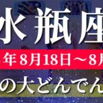 水瓶座 【 みずがめ座 ♒ 】週間リーディング( 2025年 8月18日の週) ♒奇跡！挑戦で開く最強の未来へ✨🔑 水瓶座 2025年8月 タロット占い