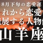 2025年8月下旬【山羊座】恋愛運【これから恋愛に発展する人物像（性格・年齢・職業・出会いの場所等）を占ってみた】をタロット×占星術で忖度なし！本音リーディング