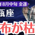 【水瓶座】2025年8月中旬、みずがめ座の金運、財布が空になる前に必ず知るべき金運の真実