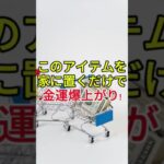 このアイテムを家に置くだけで金運爆上がり！