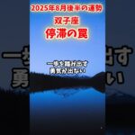 【双子座】2025年8月後半 ふたご座の運勢「停滞の罠」#双子座 #ふたご座 #双子座の運勢