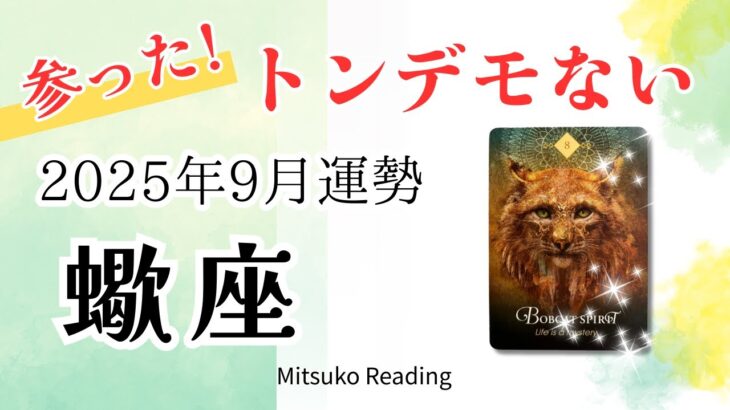 蠍座9月は参った！トンデモない🌈どうせうまくいく。幸せの鍵は“自分中心”♏️2025年9月運勢仕事恋愛人間関係【癒しのタロット個人鑑定級】